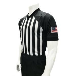 NWT Smitty Offical’s Apparel Mens Small Body Flex College Referee Official Black